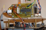 Controllerplatine mit ATmega8 + L298
